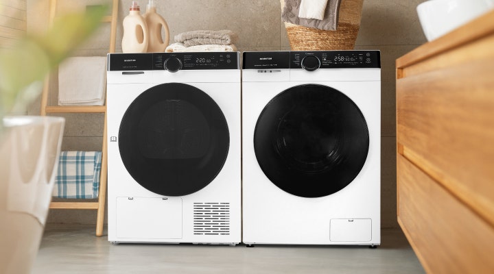 Wasmachine en droger Wasmachine en droger