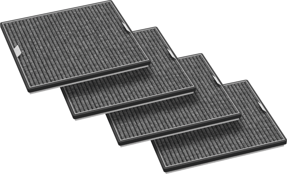 Miele DKF 17-P Actief koolstoffilter (Set 4x DKF 12-P)