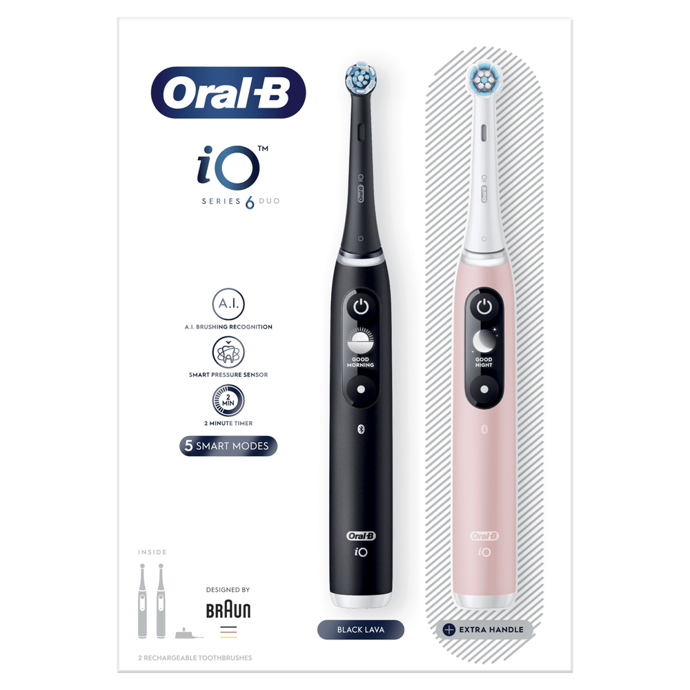 Braun ORAL-B IO6S DUO BLACK / PINK