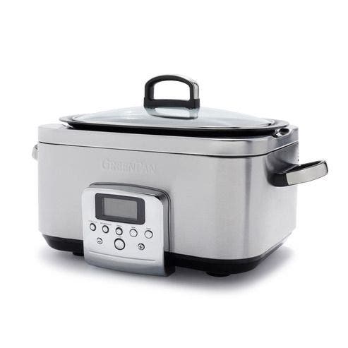 Greenpan Elite slowcooker RVS 6 ltr