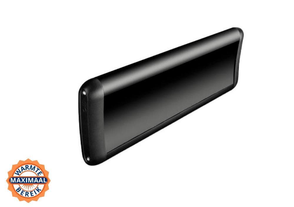 Hotshield 1200W, 830x300x70 mm, Zwart, Incl. beugel