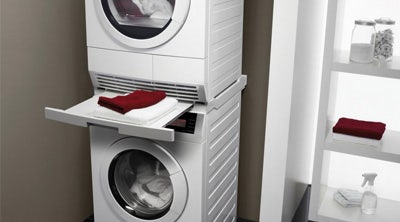 Tussenstuk wasmachine en droger